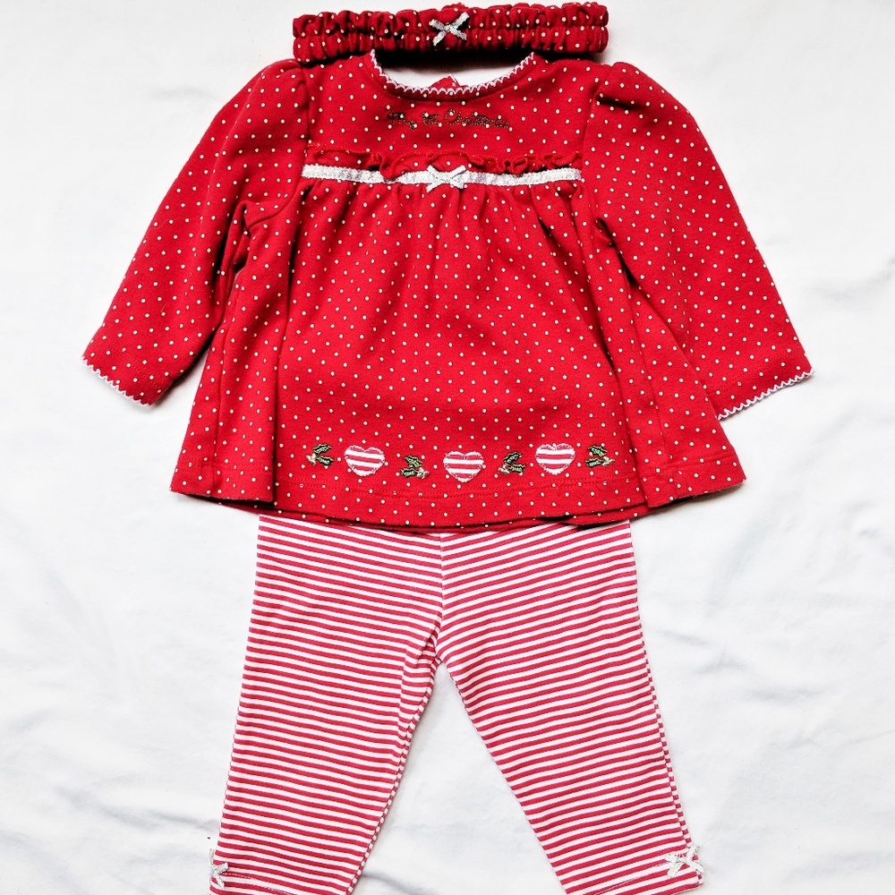 Baby's First Christmas Outfit